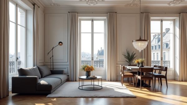 Optimiser la rénovation d'appartement à Paris pour un intérieur unique
